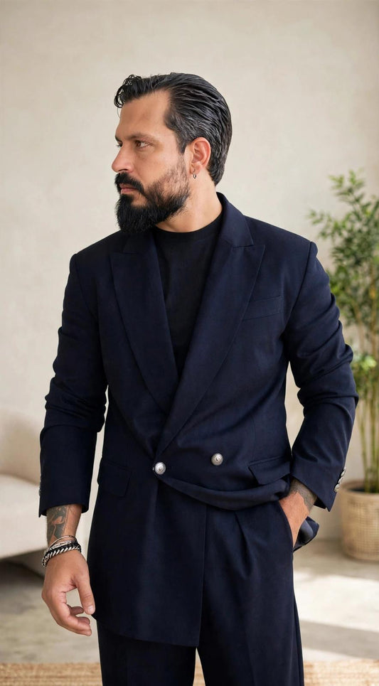 ABITO DOPPIOPETTO BLU NAVY