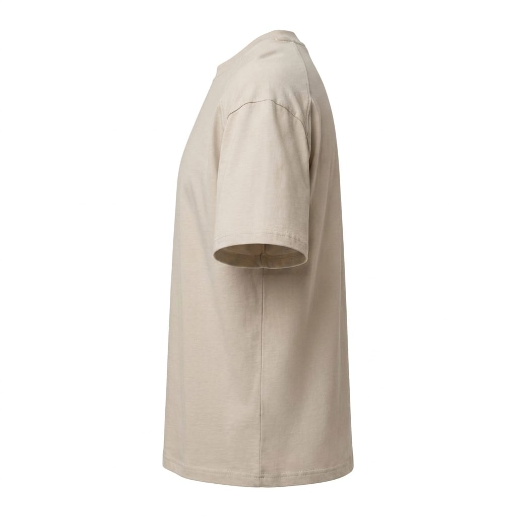 T-SHIRT OVER BEIGE