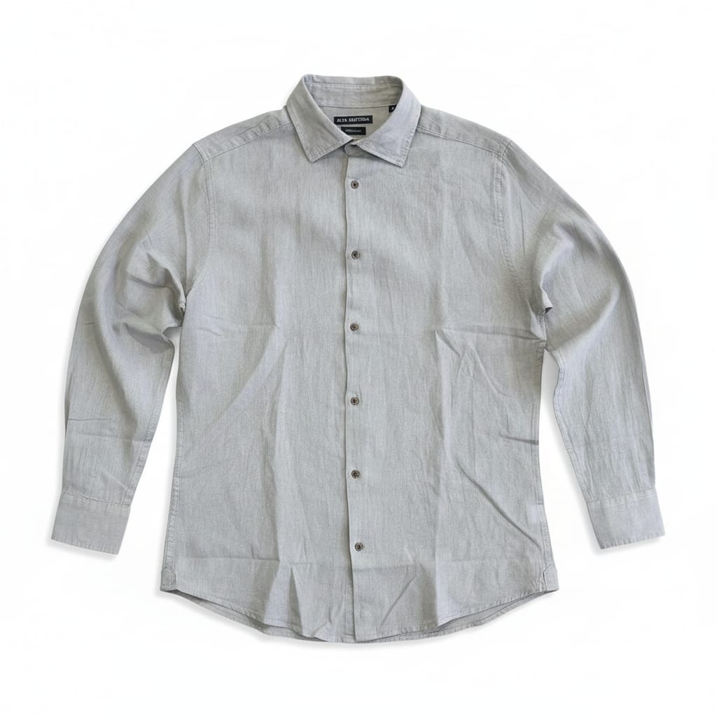 CAMICIA MISTO LINO BEIGE