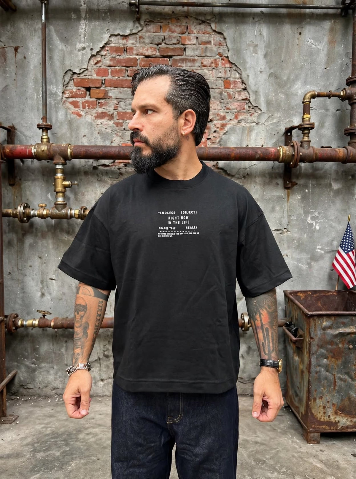 T-SHIRT ENDLESS NERA