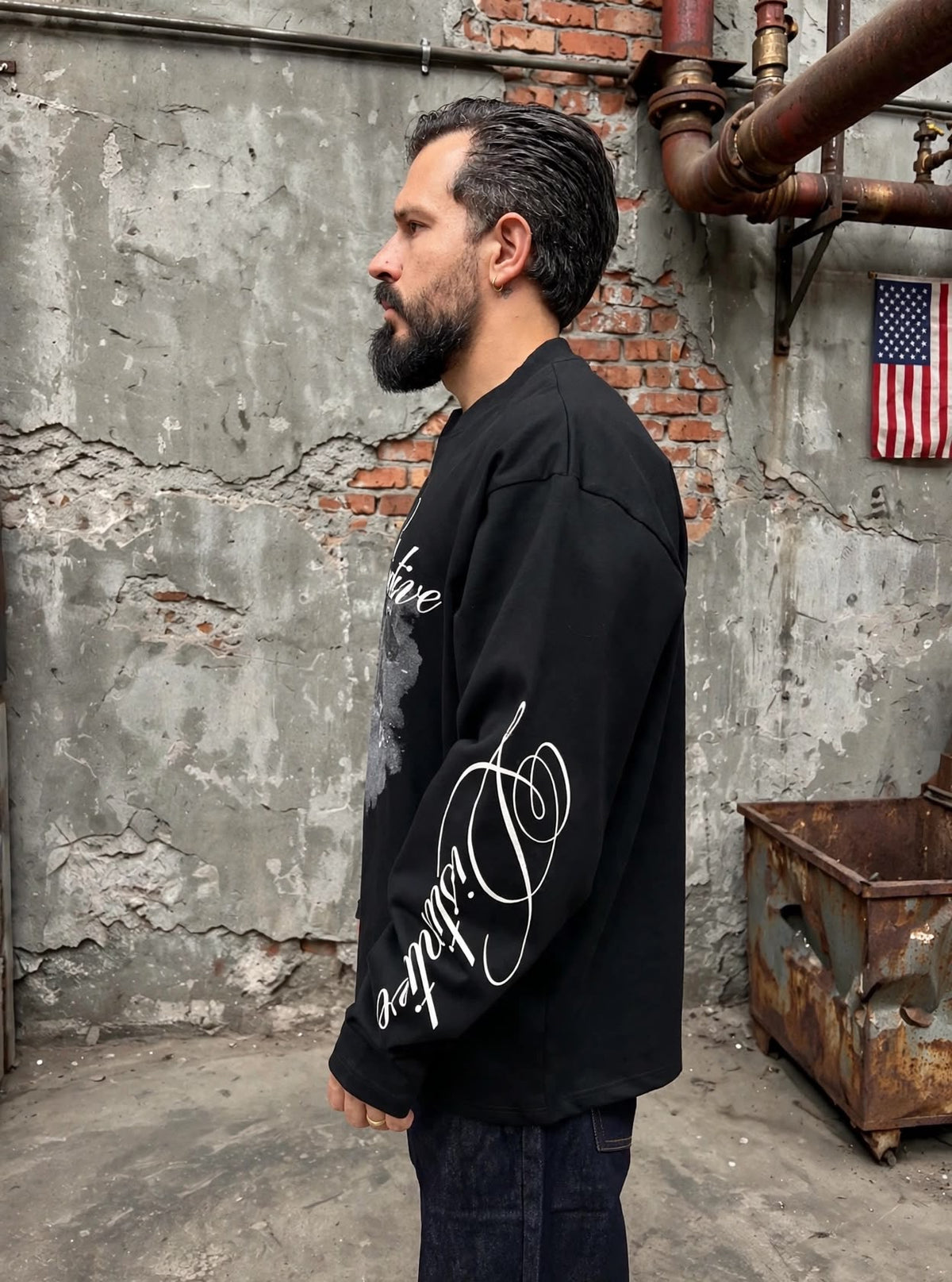 LONGSLEEVE DISTINTIVE NERA