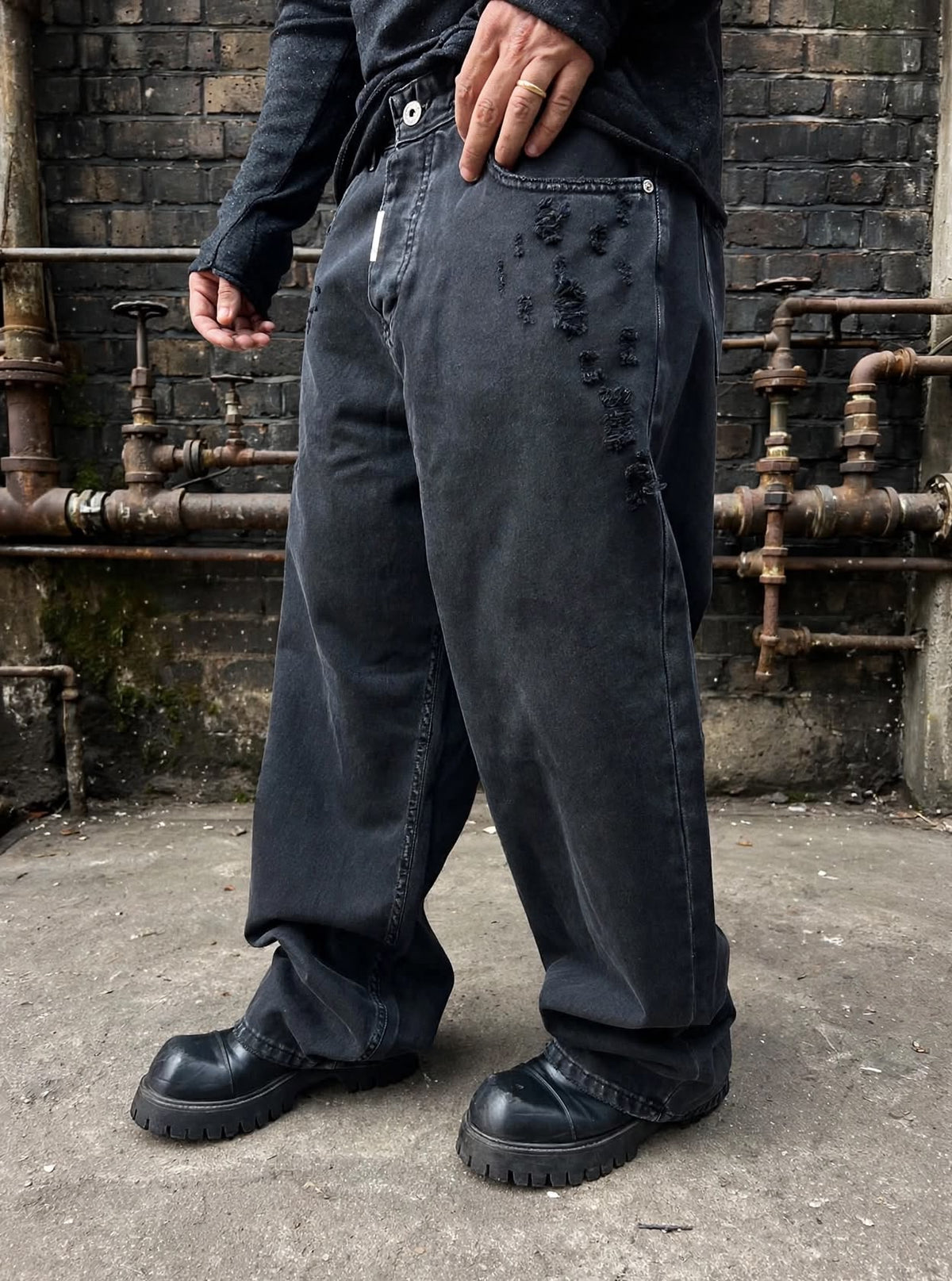 JEANS SUPER BAGGY WASHED