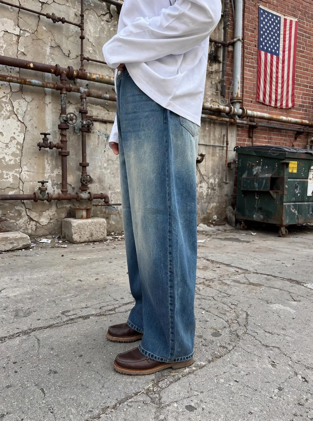 JEANS BALLOON SAND