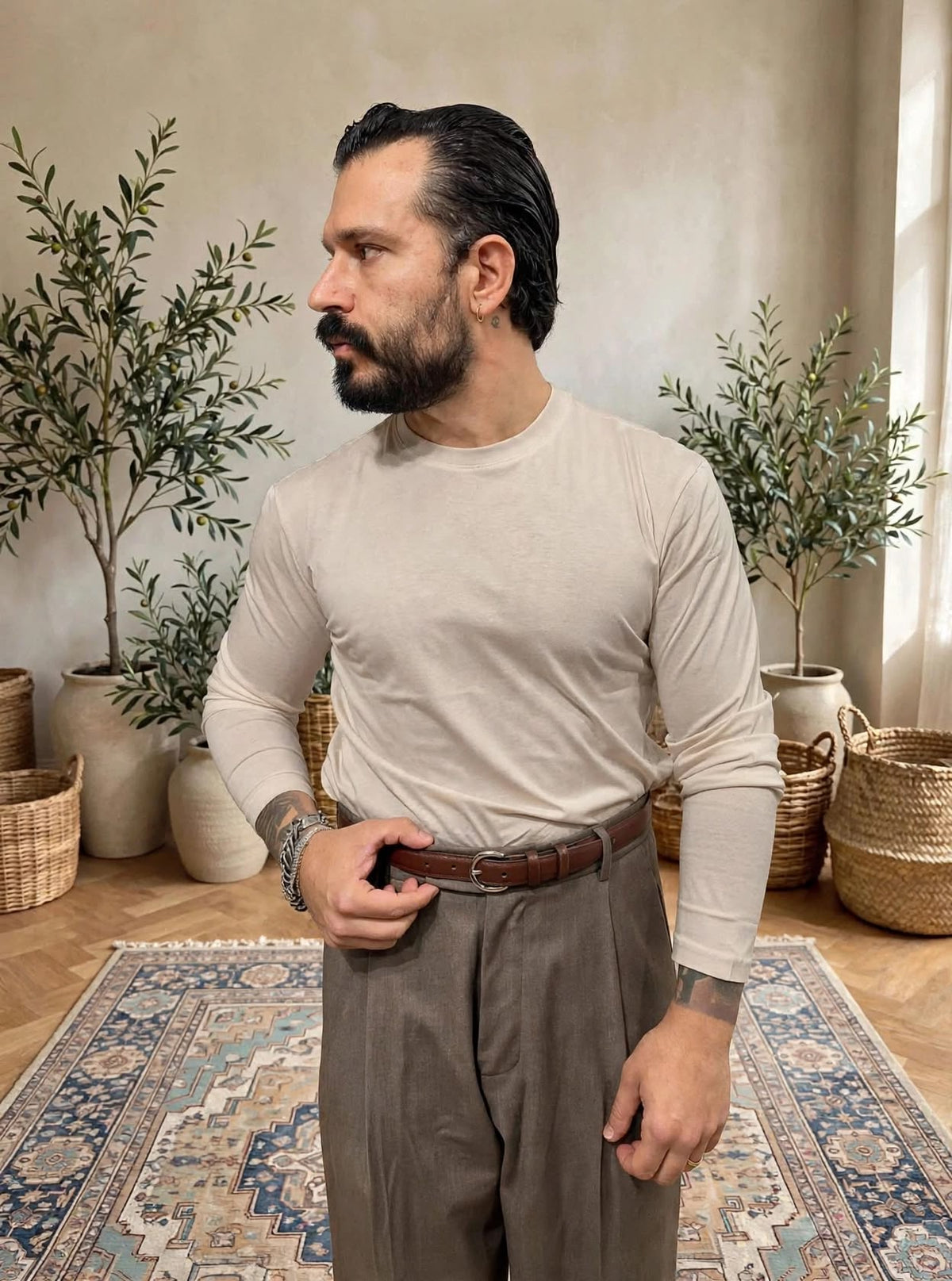 MAGLIA MODAL BEIGE
