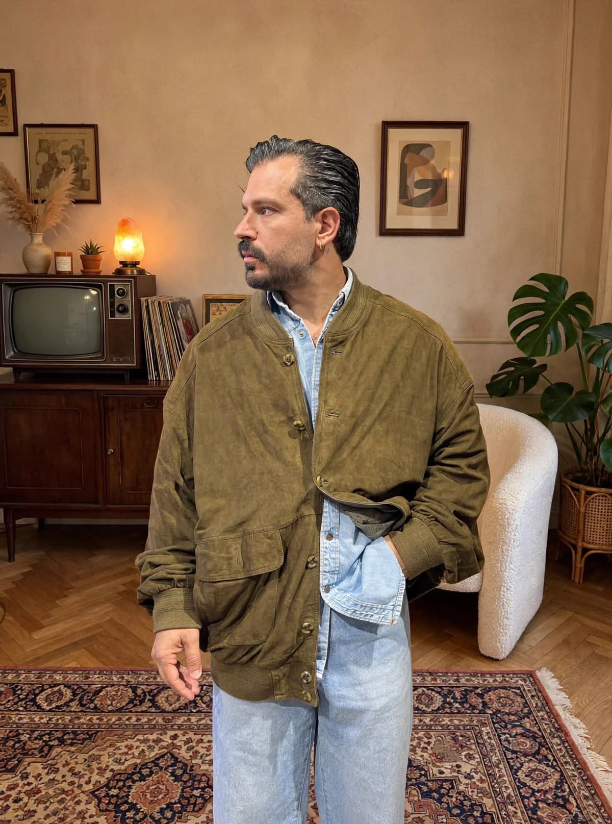 JACKET IN RENNA VINTAGE R1