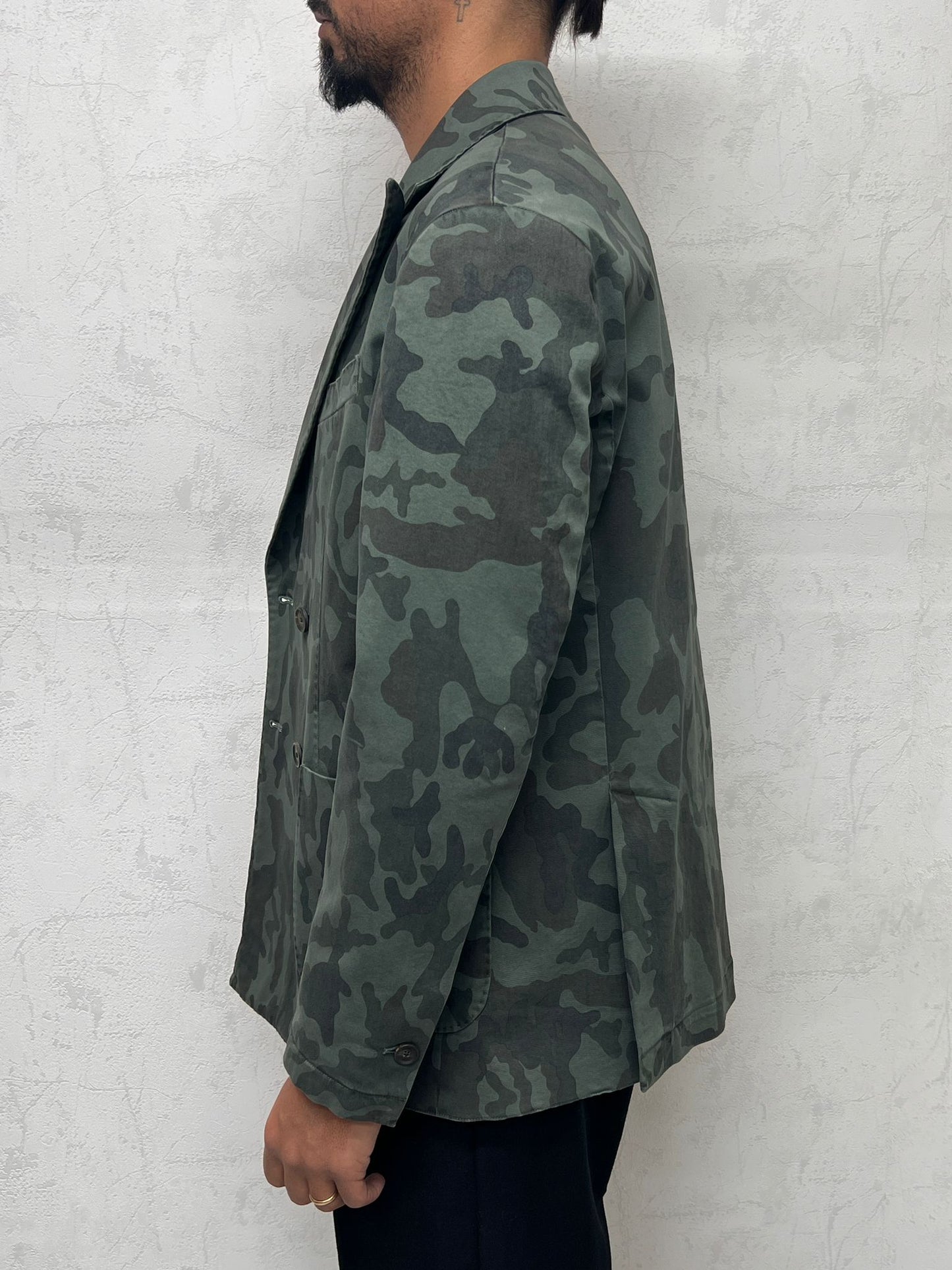 Giacca doppiopetto militare