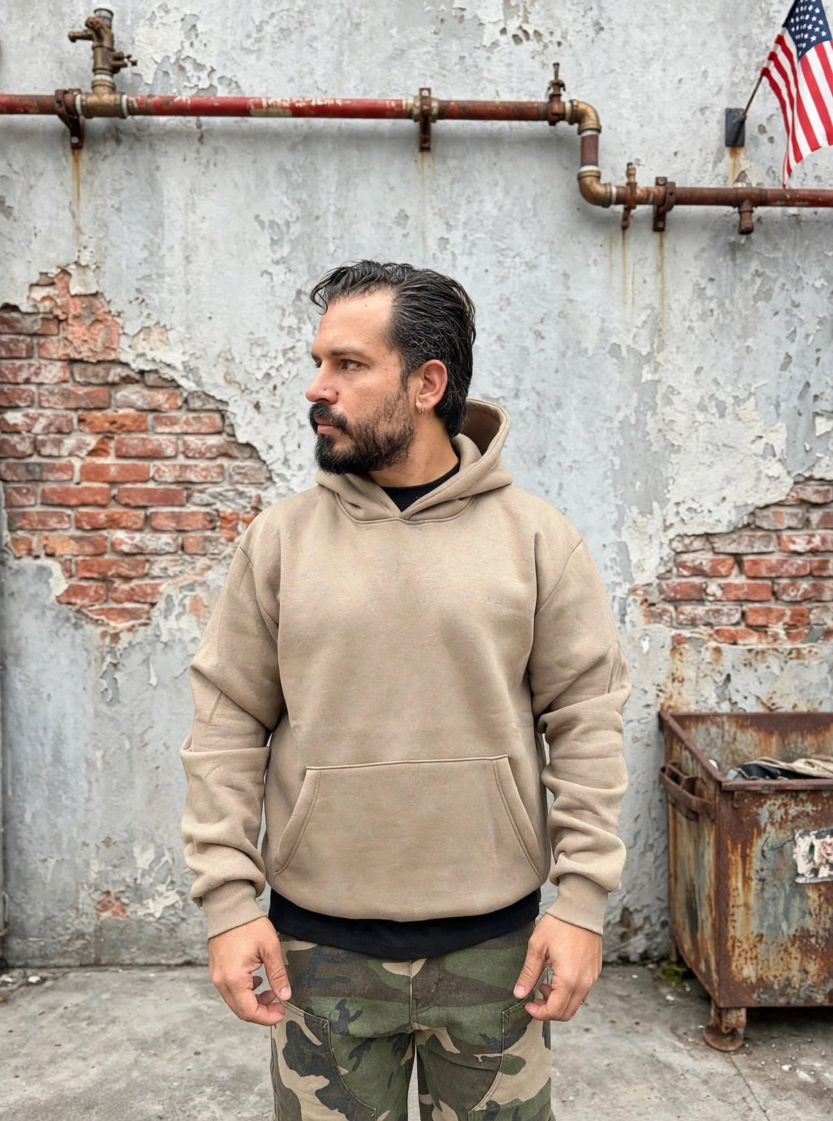 FELPA CROP BEIGE