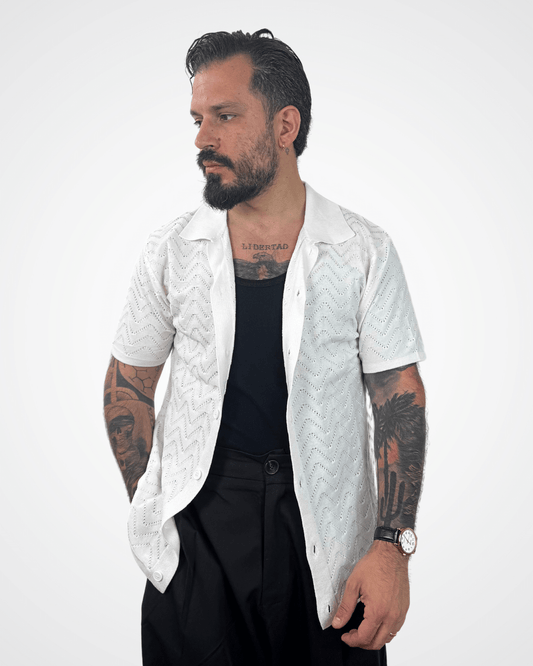 Cardigan traforato