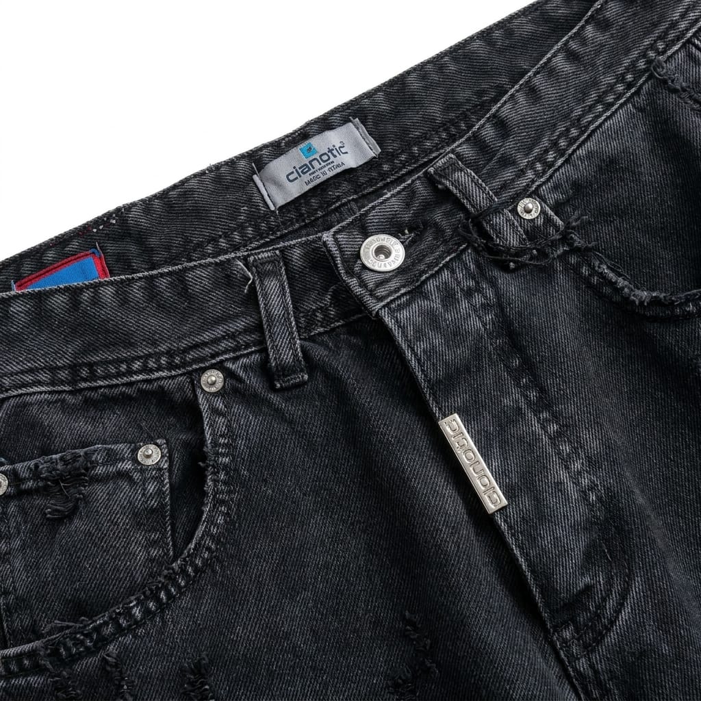 JEANS DENIM DARK BAGGY