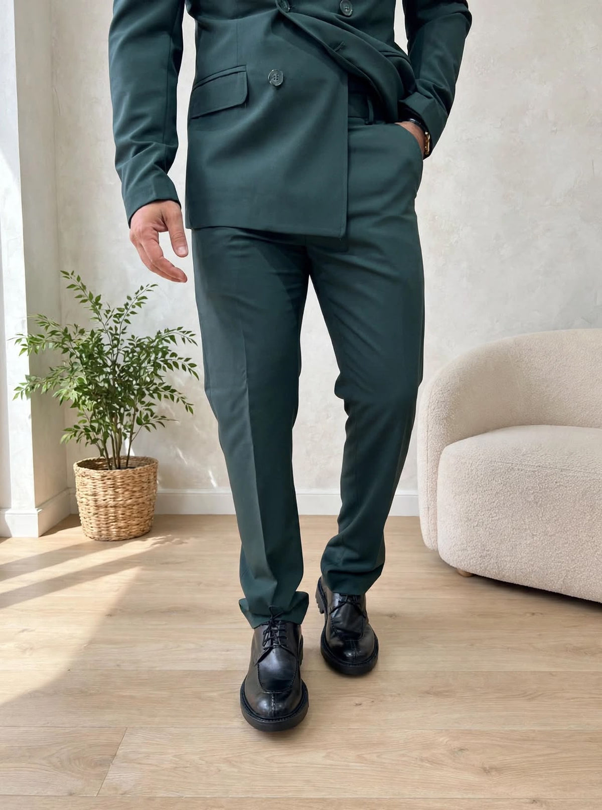 ABITO DOPPIOPETTO REGULAR VERDE