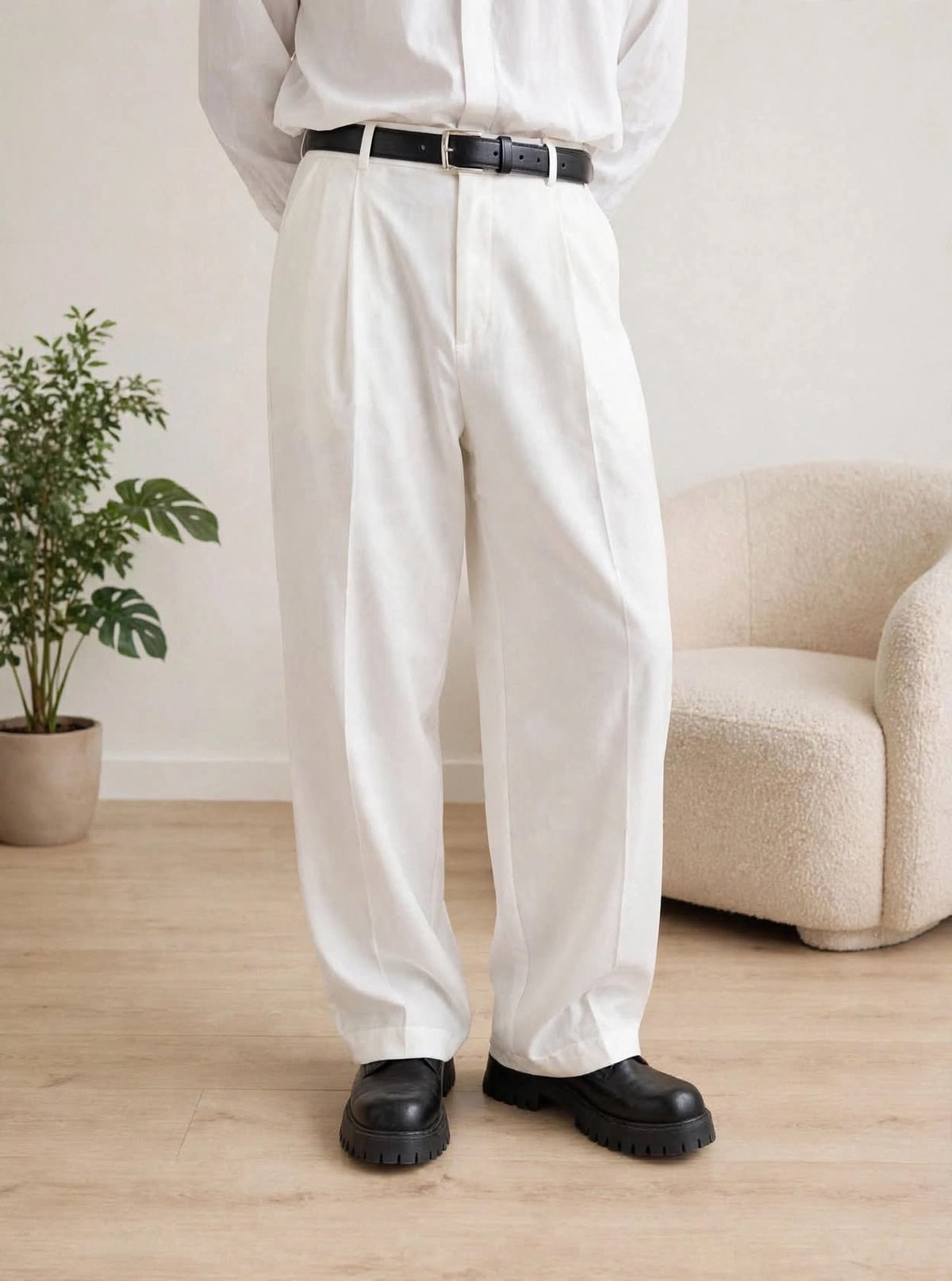 PANTALONE FRONTIER BIANCO