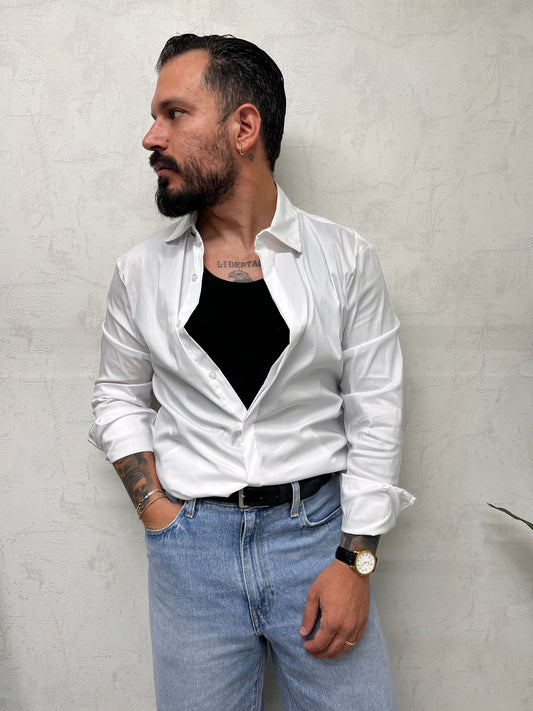 camicia discovery bottone a scomparsa