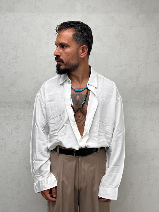 camicia over viscosa