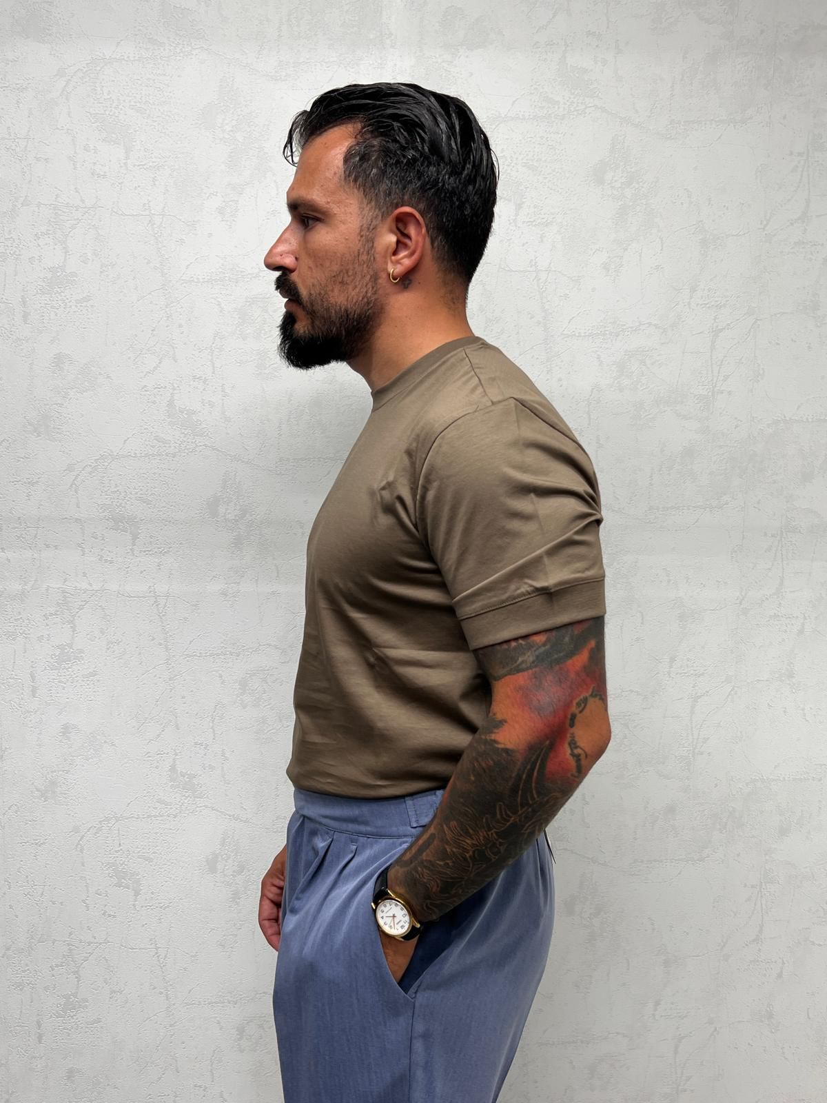 t shirt filo di scozia