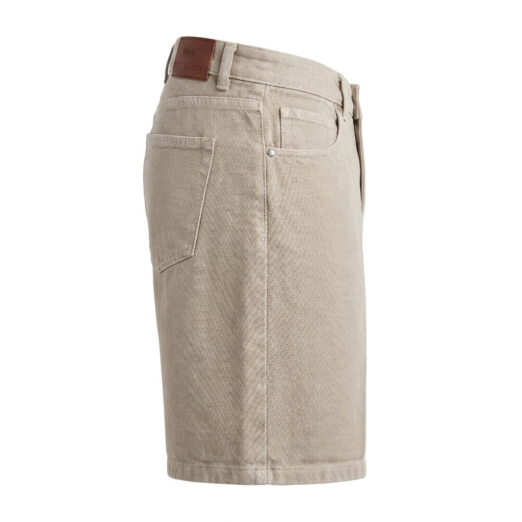 BERMUDA JEANS REGULAR BEIGE