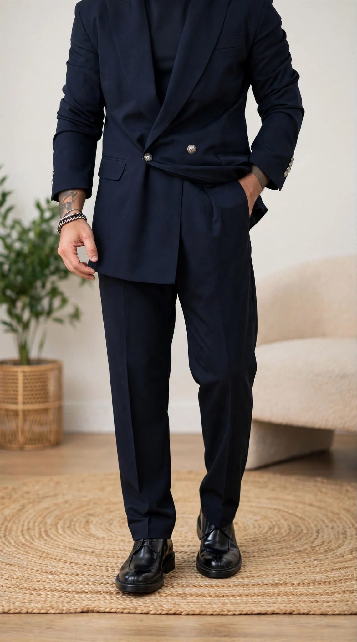ABITO DOPPIOPETTO BLU NAVY