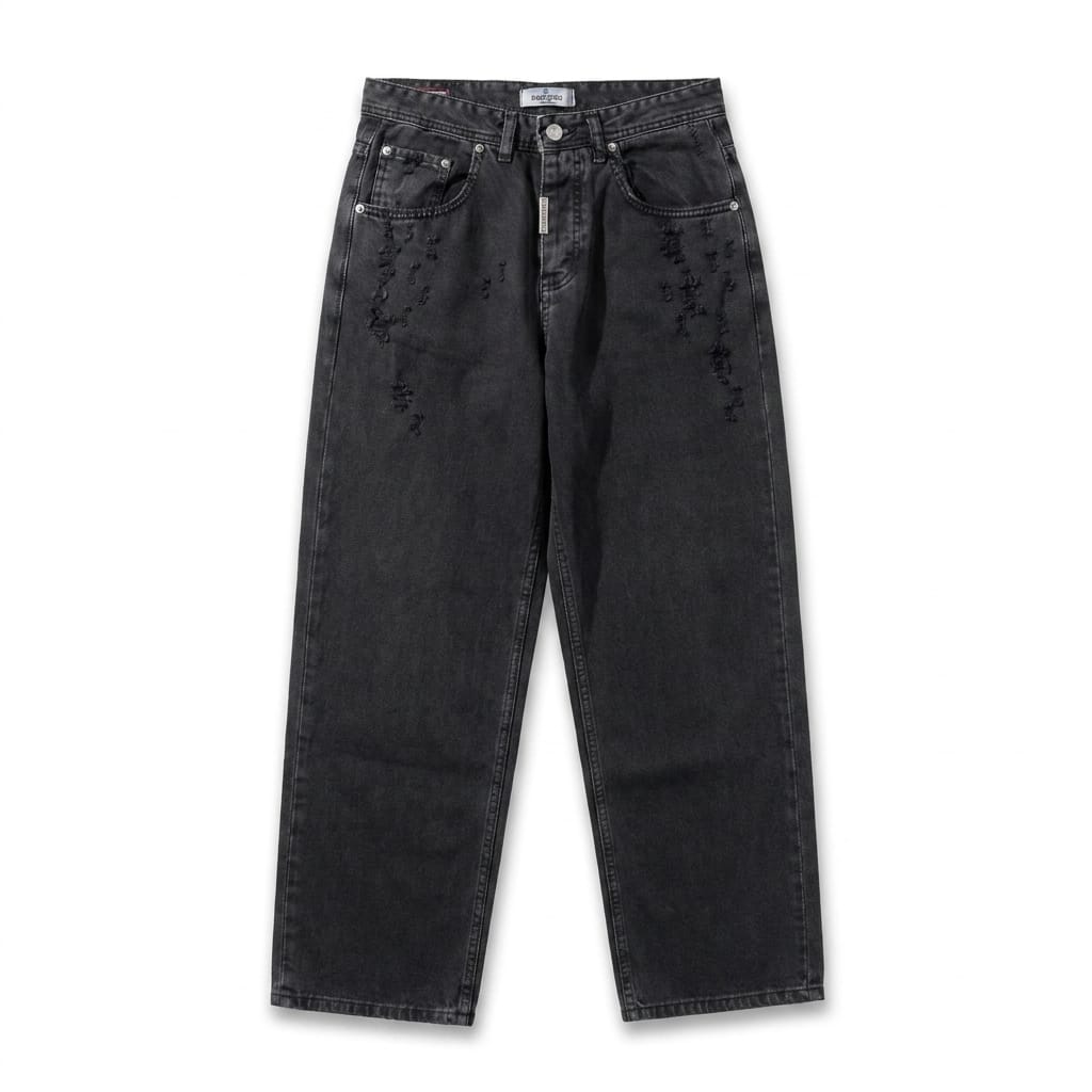 JEANS DENIM DARK BAGGY