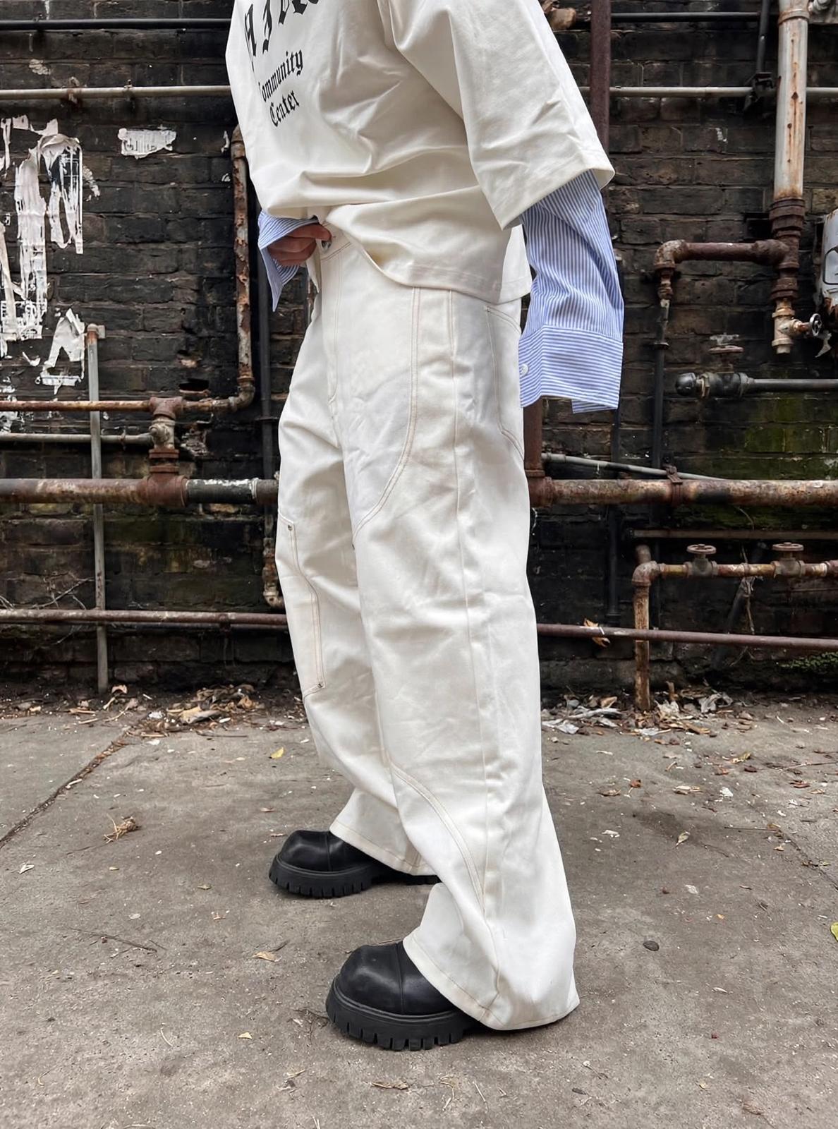 JEANS BAGGY PERÙ WHITE