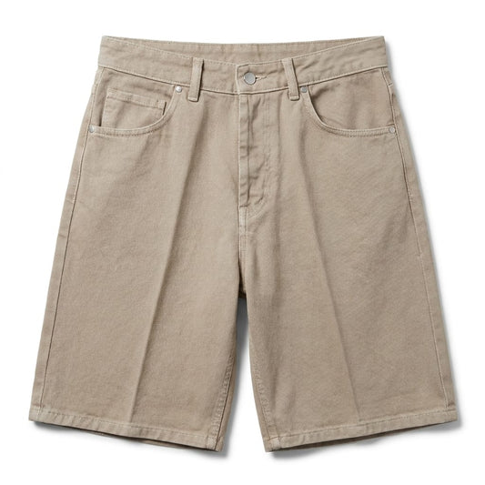BERMUDA JEANS REGULAR BEIGE