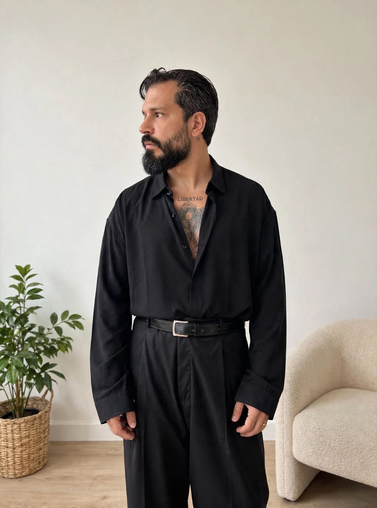 CAMICIA LAMBADA NERA