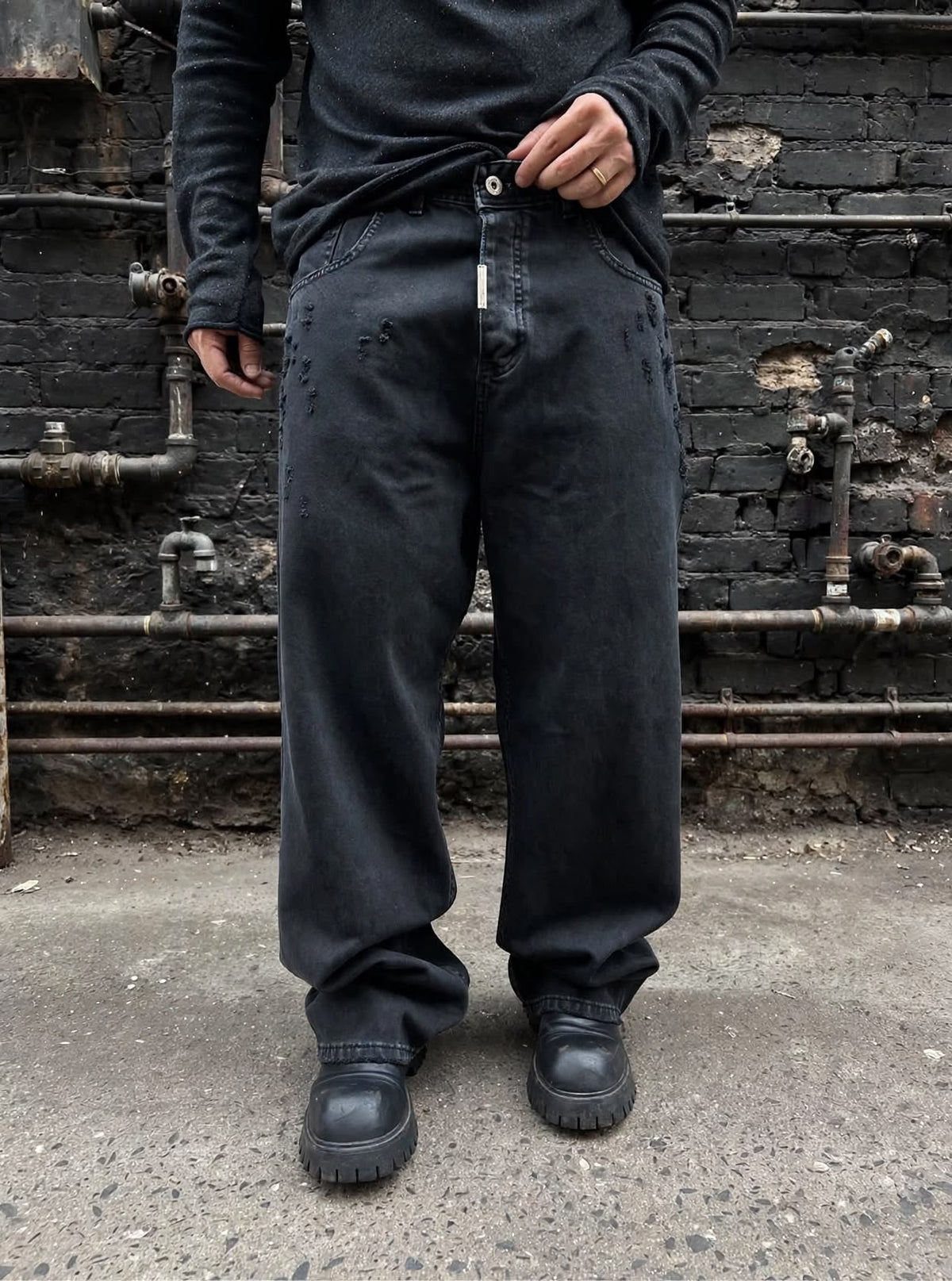 JEANS SUPER BAGGY WASHED