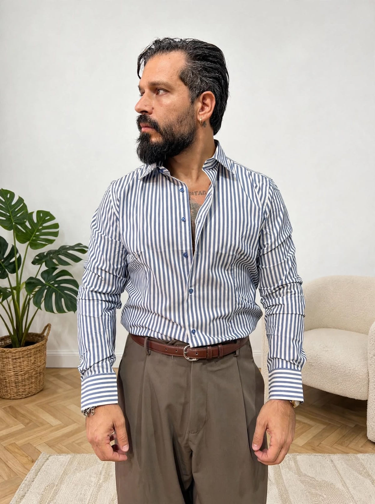 CAMICIA RIGATA SLIM