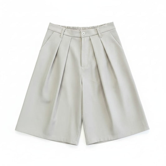 BERMUDA CON PINCES BEIGE
