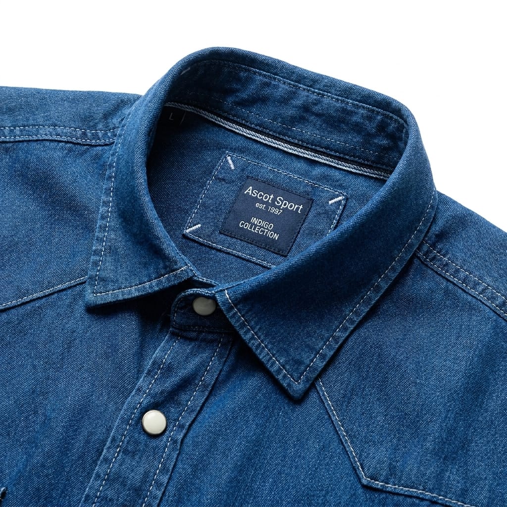 CAMICIA CHAMBRAY SCURA