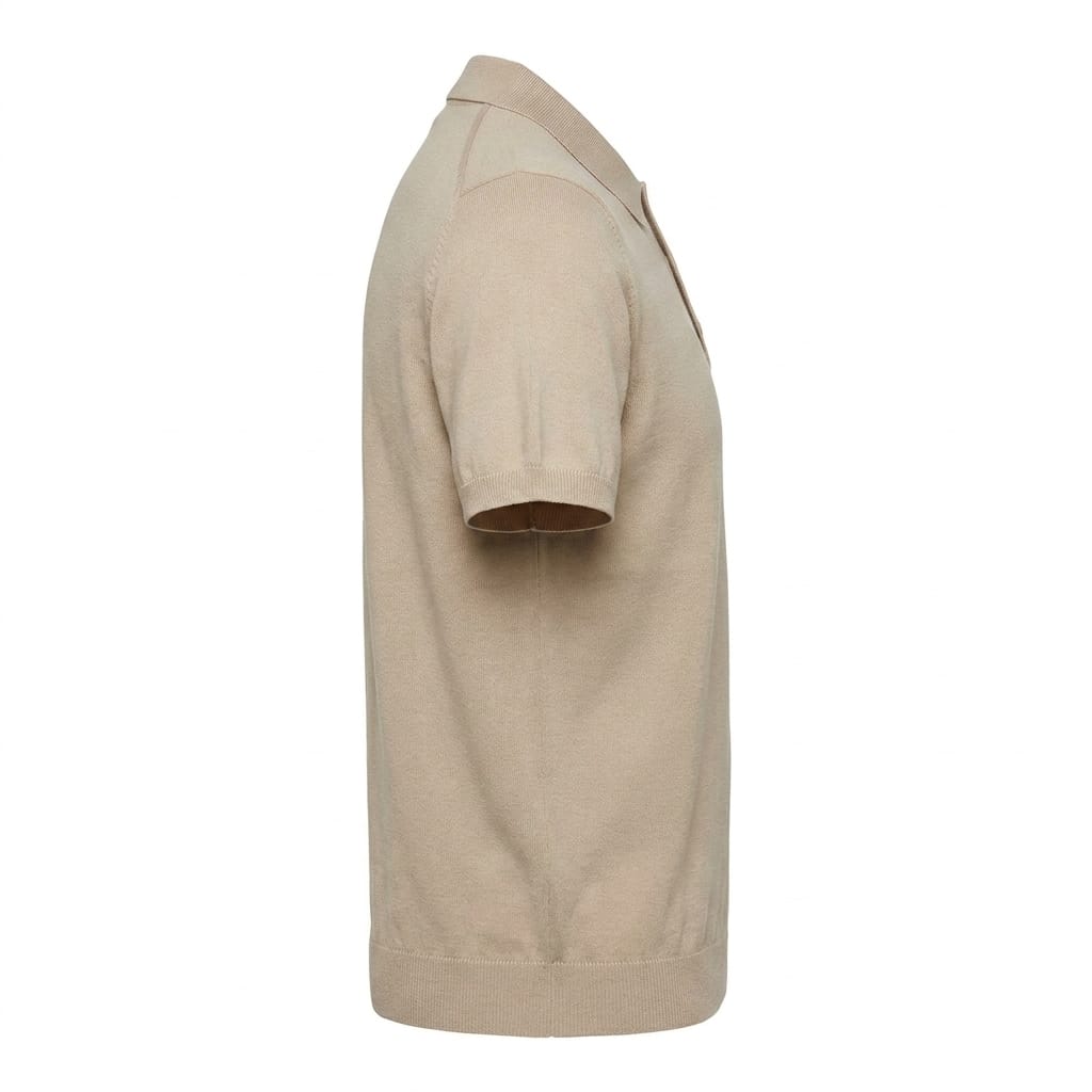 POLO IN FILO BEIGE
