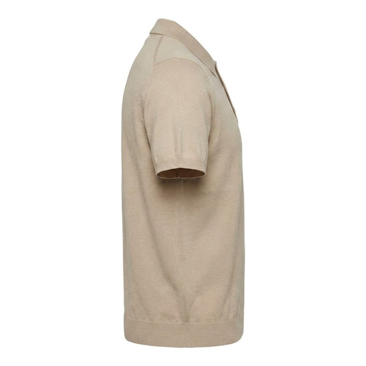 POLO IN FILO BEIGE