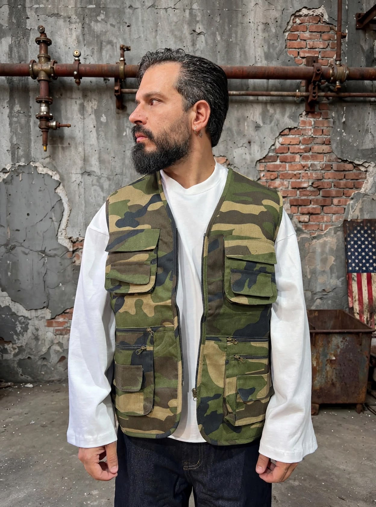 SLEEVELESS CAMO