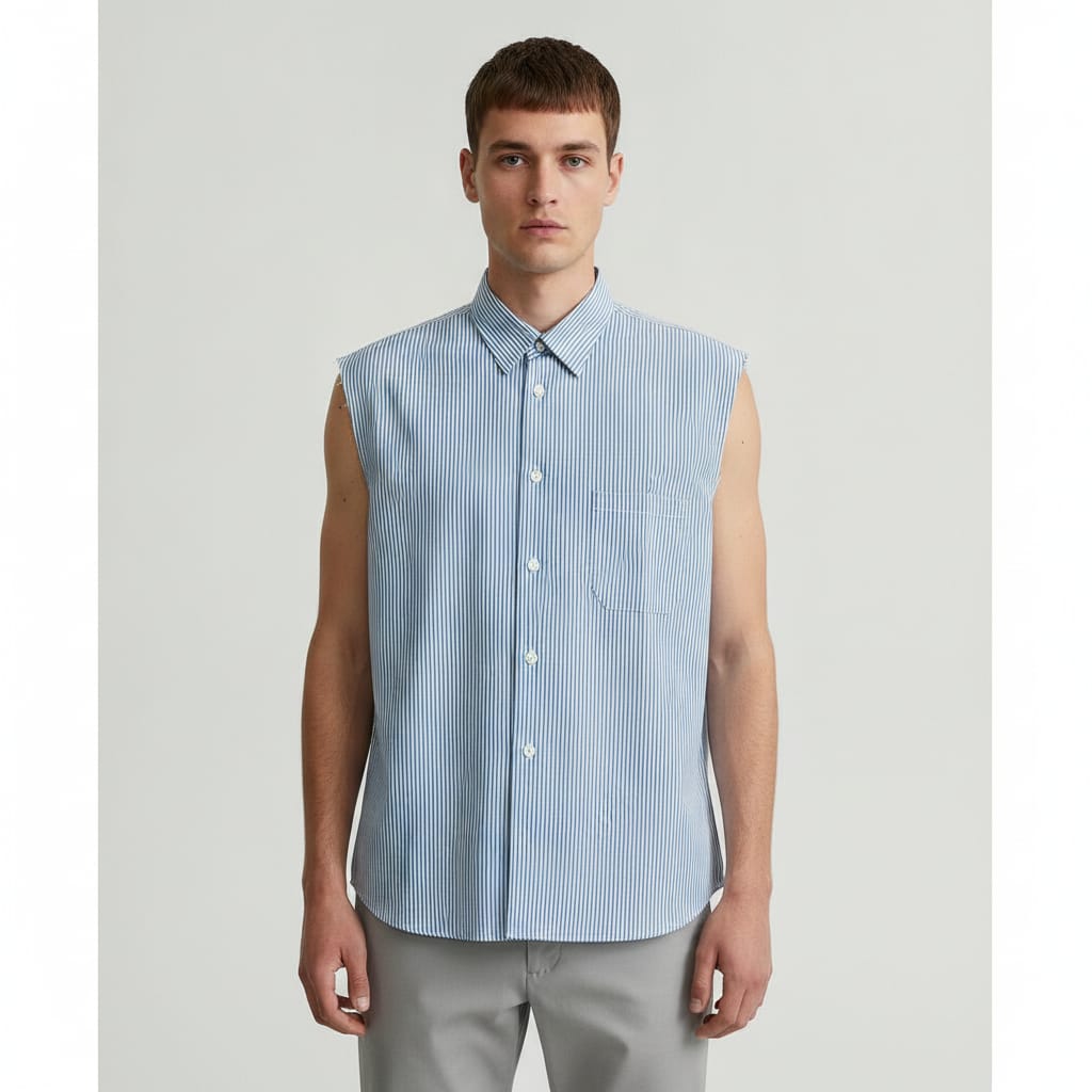 CAMICIA REI HYDO AZZURRA