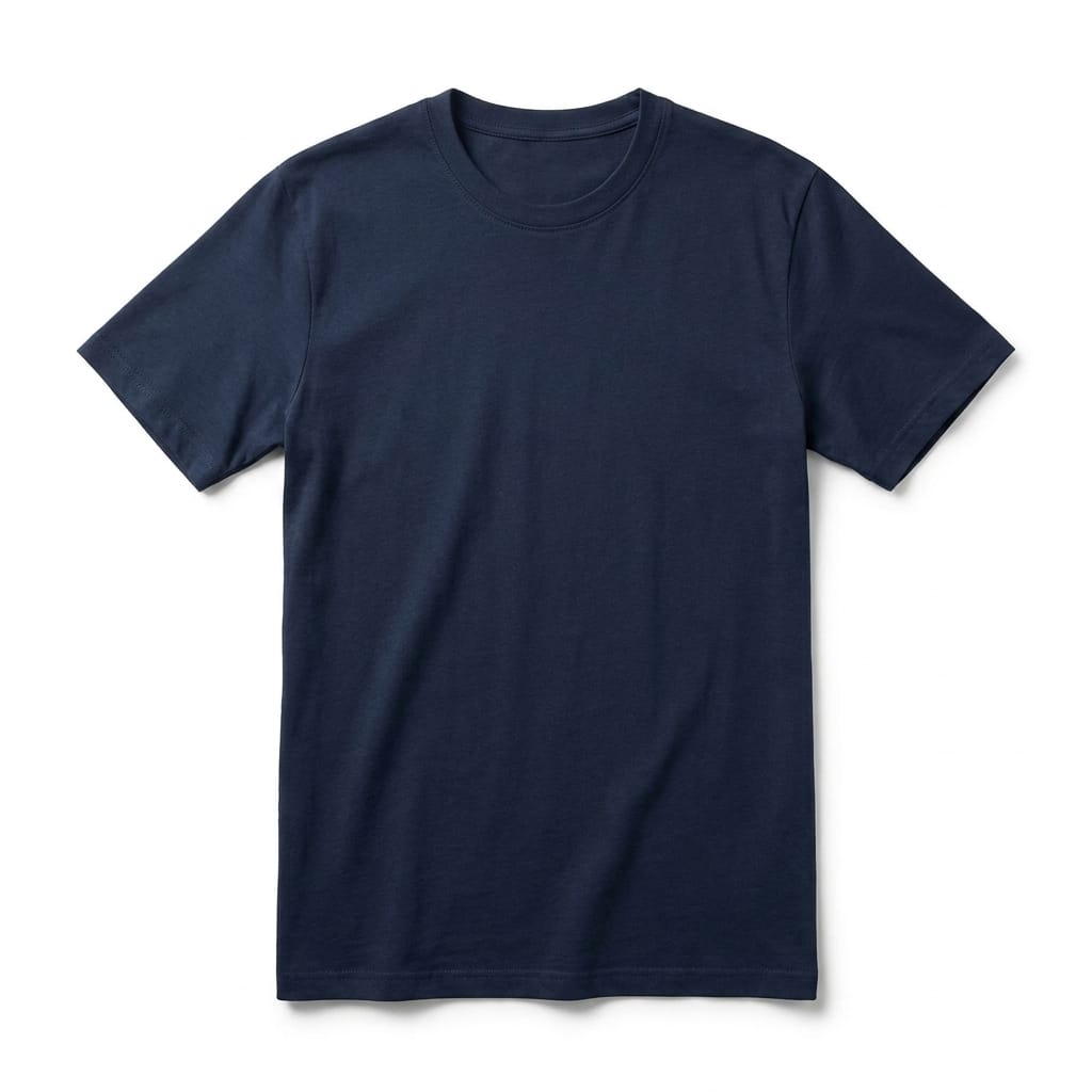 T-SHIRT FILO DI SCOZIA BLU NAVY
