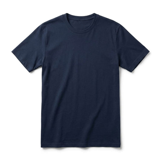 T-SHIRT FILO DI SCOZIA BLU NAVY