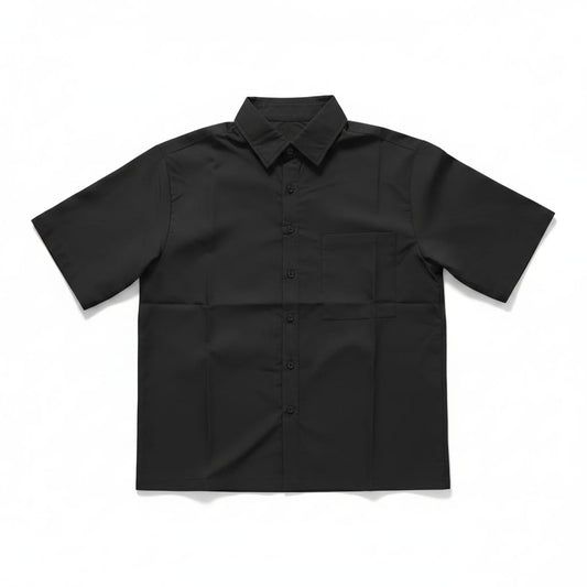 CAMICIA BOXY NERA