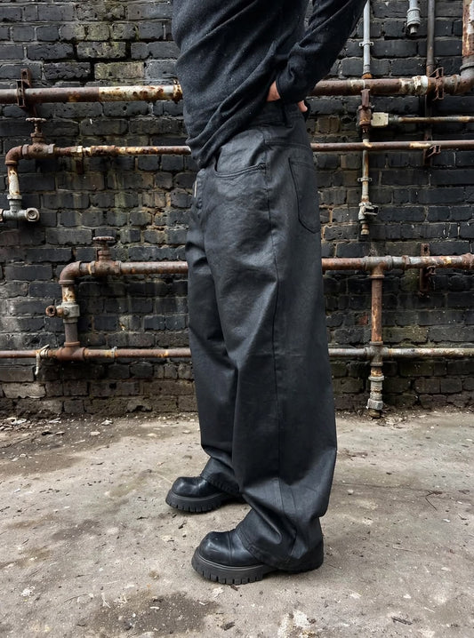 JEANS SPALMATO SUPER BAGGY