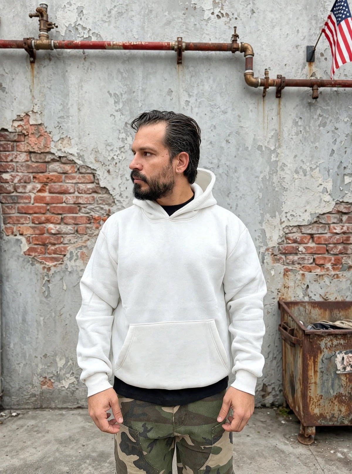 FELPA CROP BIANCA