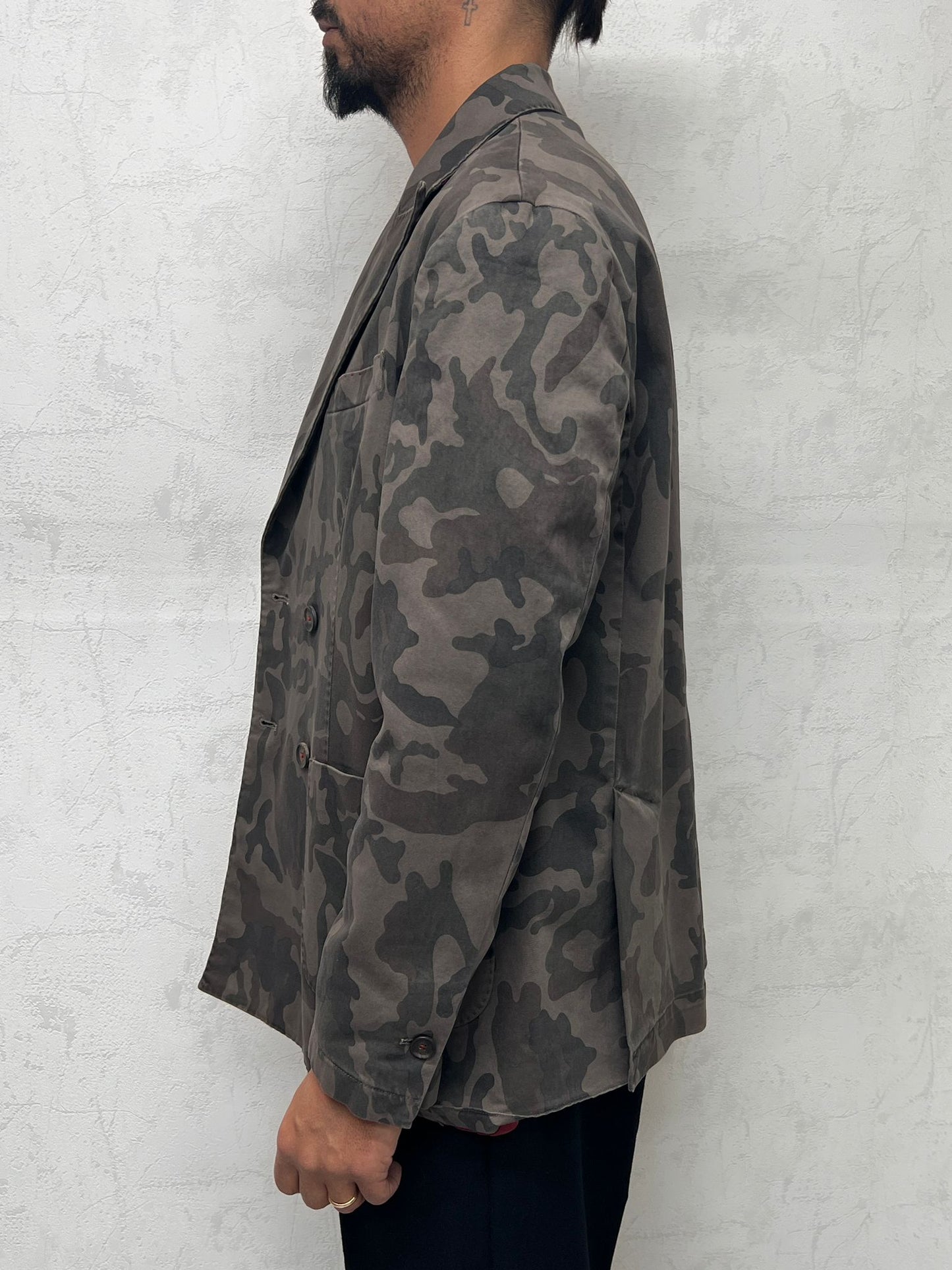 Giacca doppiopetto militare