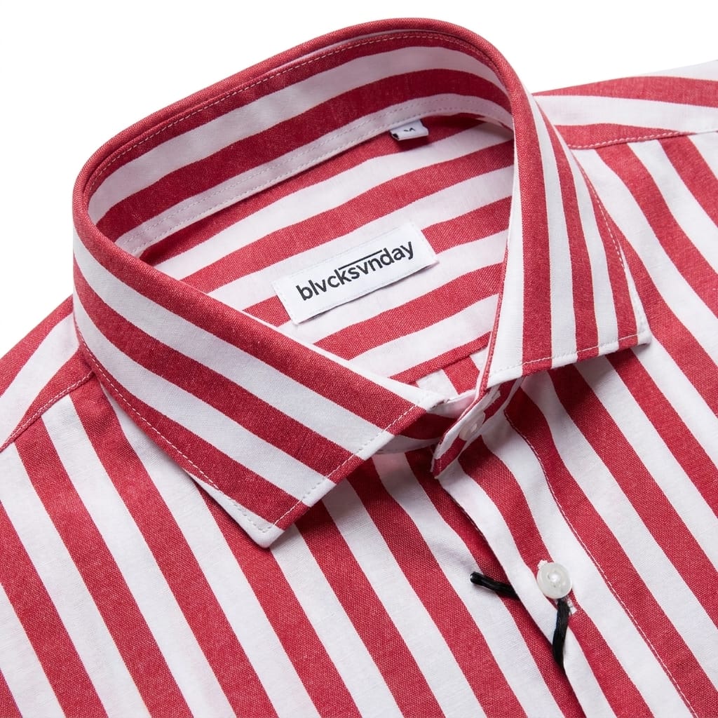 CAMICIA RIGA LARGA ROSSA
