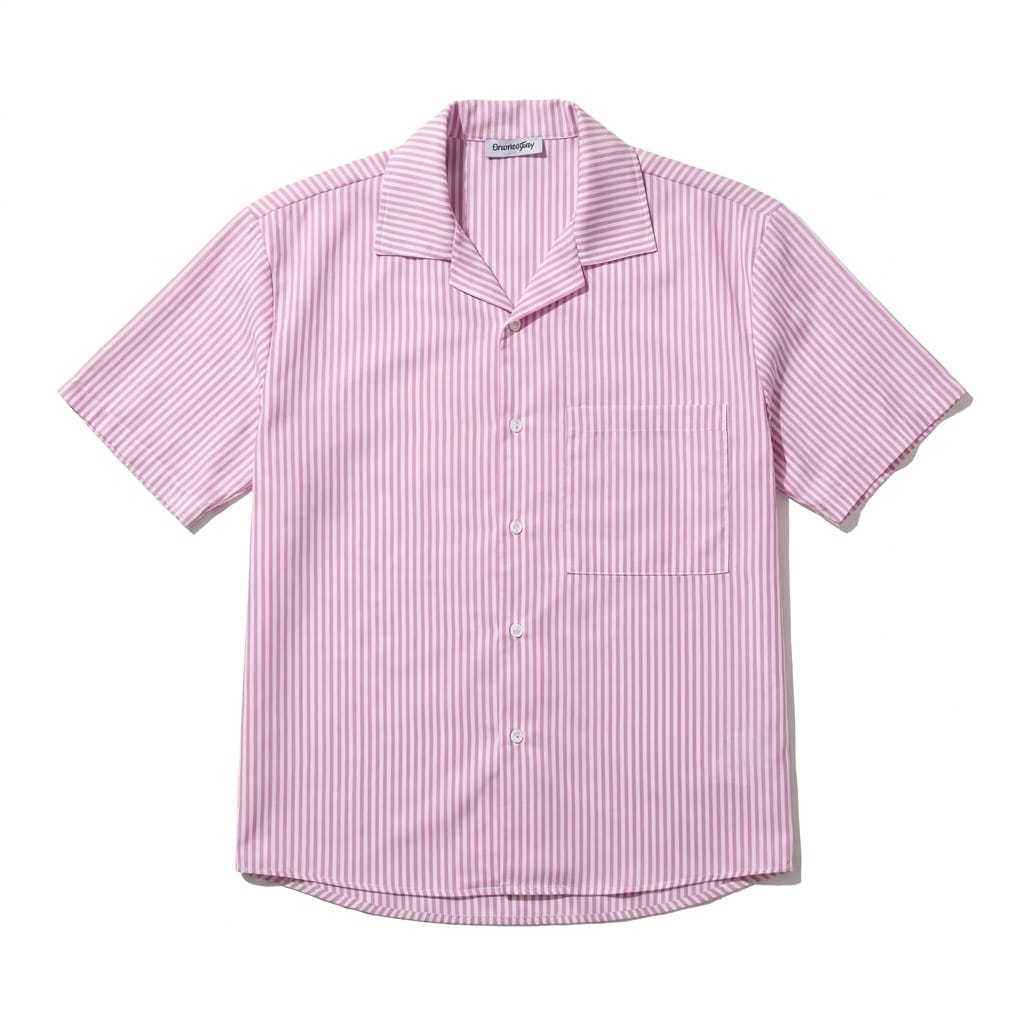 CAMICIA RIGATA ROSA
