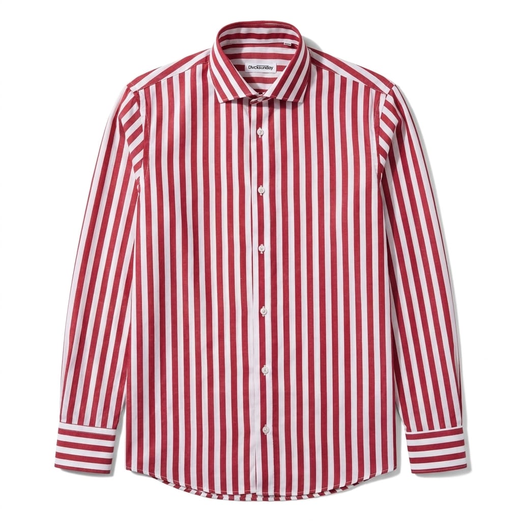 CAMICIA RIGA LARGA ROSSA