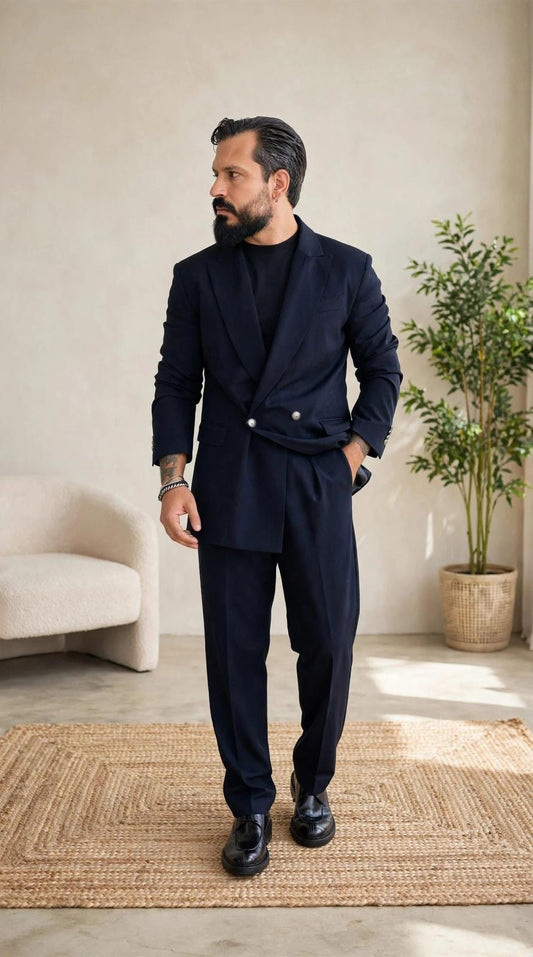 ABITO DOPPIOPETTO BLU NAVY