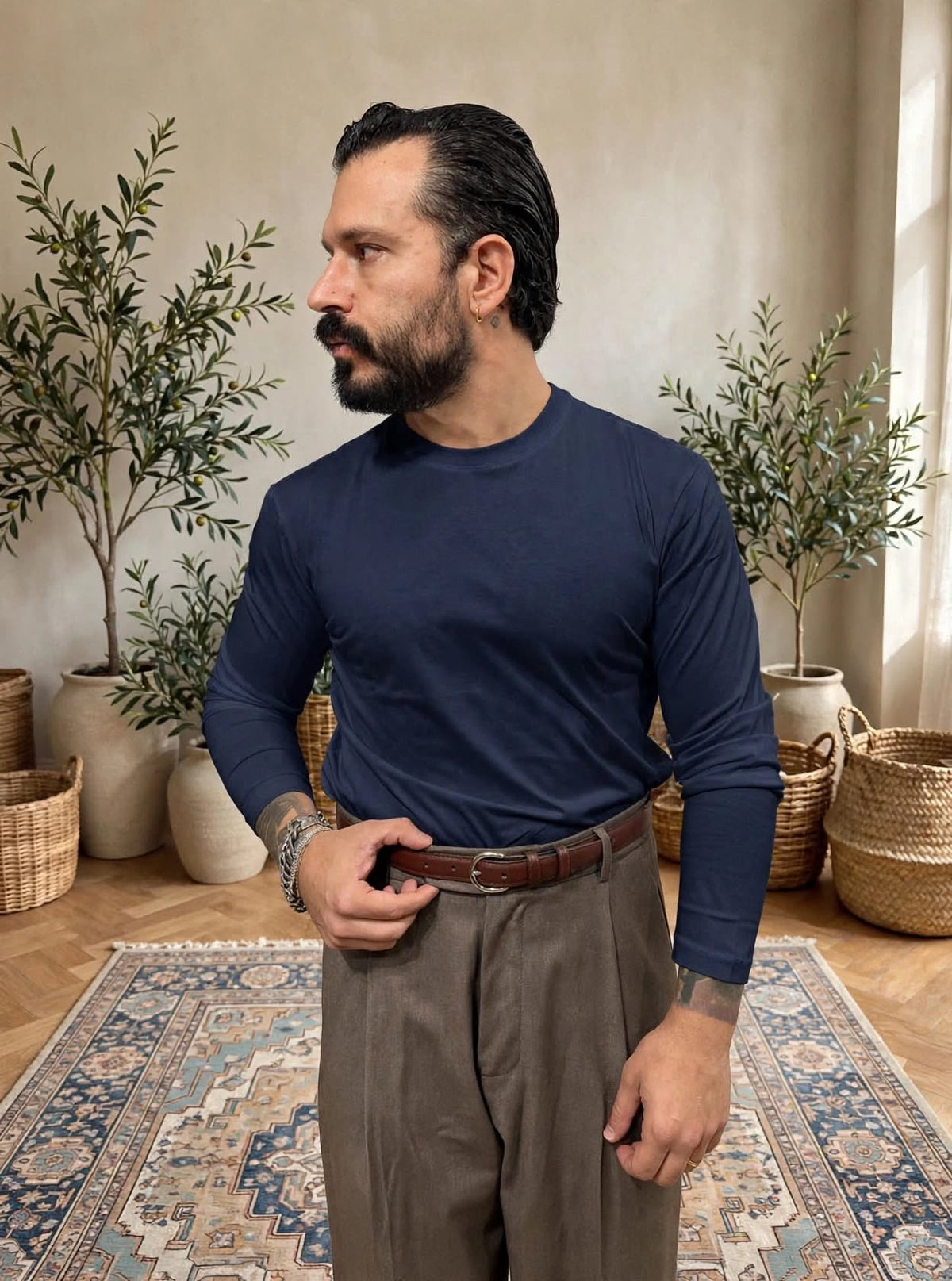 MAGLIA MODAL BLU NAVY