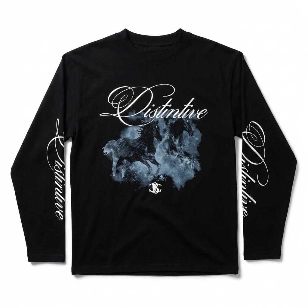LONGSLEEVE DISTINTIVE BLACK