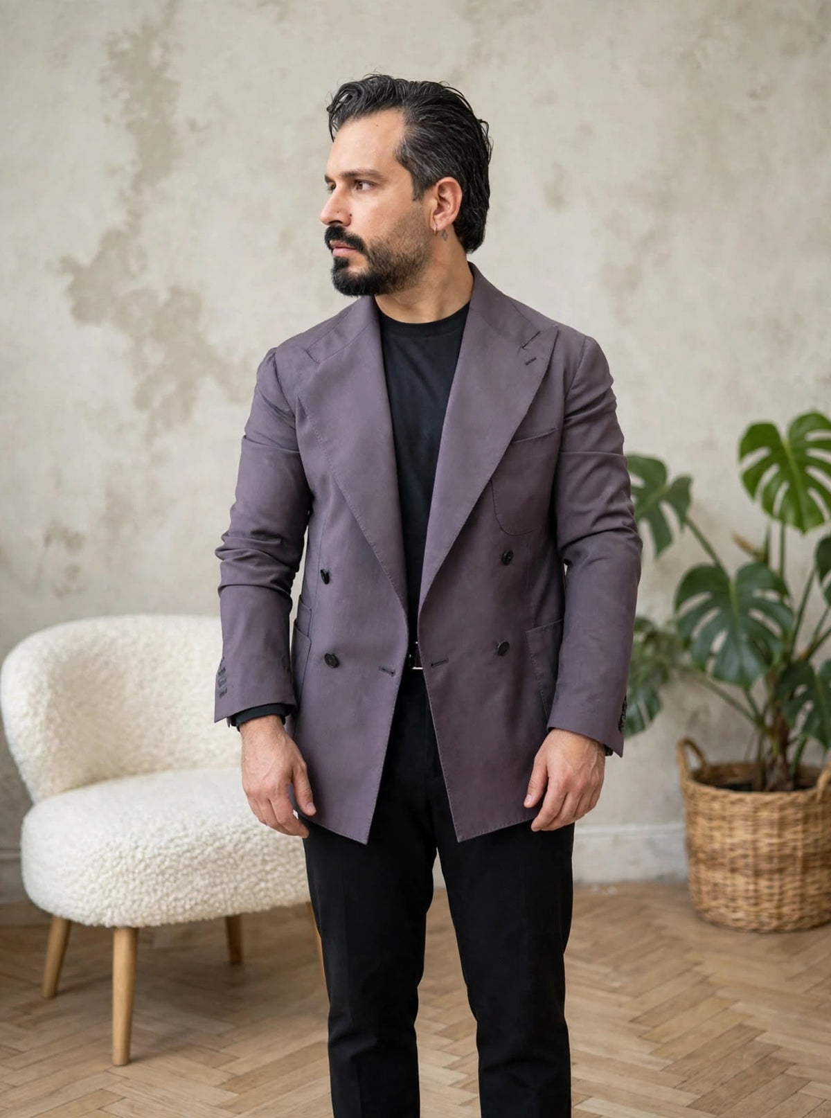 BLAZER BENCIVENGA SARTORIALE PURPLE