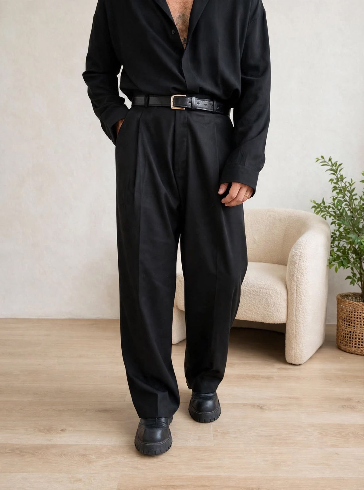PANTALONE FRONTIER NERO