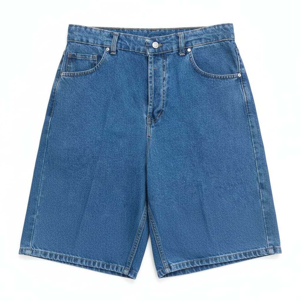 BERMUDA JEANS REGULAR DENIM