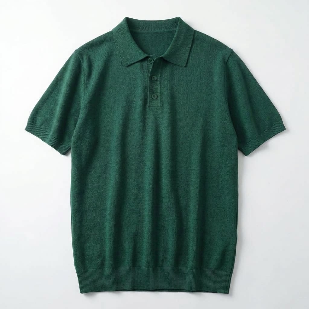 POLO IN FILO VERDE