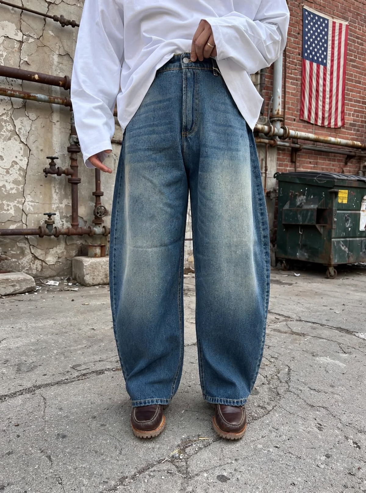 JEANS BALLOON  SAND