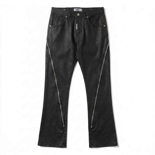 JEANS FLARED ZIP